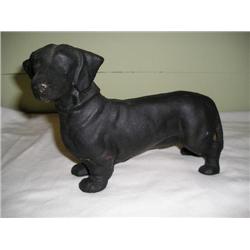 Cast iron weiner dog