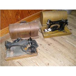 Two sewing machines