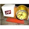 Image 1 : Schlitz clock & lighted beer sign