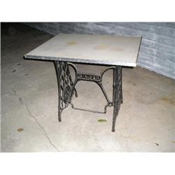 Singer sewing mach. Base table