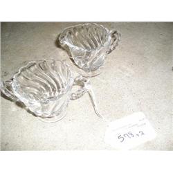 Fostoria cream/sugar