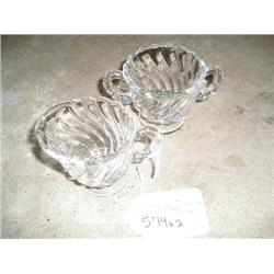 Fostoria cream/sugar