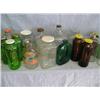 Image 1 : Old glass water and juice jugs