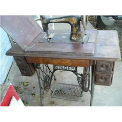 Singer sewing machine.