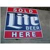 Image 1 : Metal Miller Lite Sign