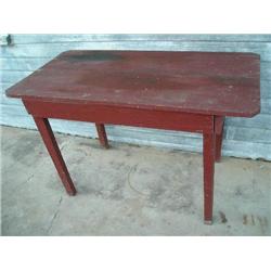 Red Farm Table