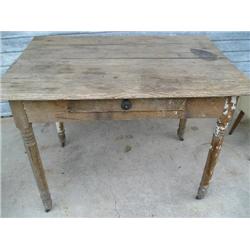 Ptimitive wood table