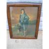 Image 1 : Blue Boy old framed print