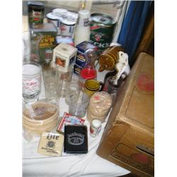 Beer and whiskey lot