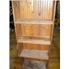 Image 1 : Pine bookshelf w/beadboard backing
