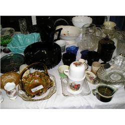 Lg. lot of glassware