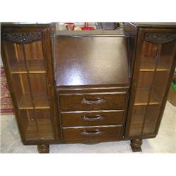 Drop front secretary