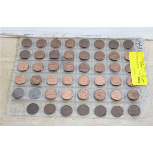 1934-2019 US PENNIES