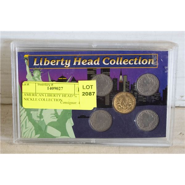 AMERICAN LIBERTY HEAD % NICKLE COLLECTION