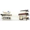 Image 1 : 25)  LOT OF 6 VINTAGE BAR STYLE TIE CLIPS, 1967 MO