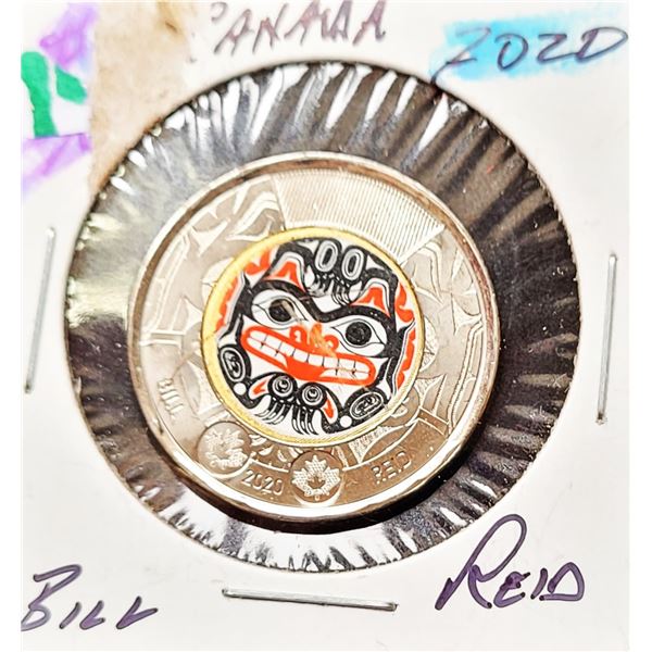 21)  CANADIAN 2020 TOONIE DESIGNED BY BILL REID