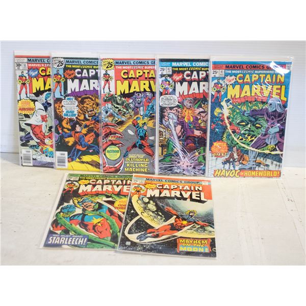 CAPTAIN MARVEL #37-51 COMIC LOT