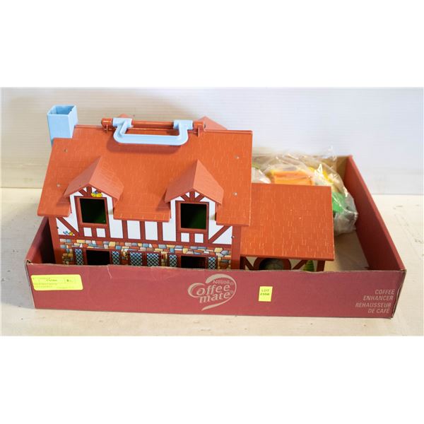 FISHER PRICE HOUSE W/ACCESSORIES