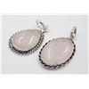 Image 1 : #62-NATURAL PINK ROSE QUARTZ PENDANT