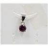 Image 1 : #115-UNHEATED RED GARNET PENDANT