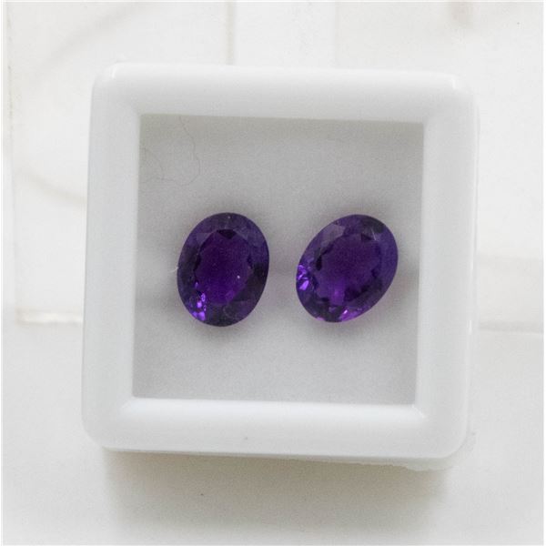 #152-UNHEATED PURPLE AMETHYST GEMSTONES  3.35 CT