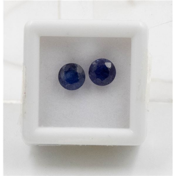 #168-HEATED BLUE SAPPHIRE GEMSTONES 3.50CT