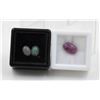 Image 1 : #173-UNHEATED OPAL 1.50 CT  & HEATED RUBY 4.30CT