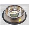 Image 1 : STAINLESS STEEL 32OZ DOG BOWL