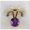 BZ1924-76L 14K AMETHYST 5MM PENDANT