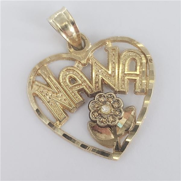 BZ1924-97L 10K 1G HEART PENDANT