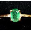 Image 1 : BZ1924-60L 10K EMERALD(0.5CT) RING