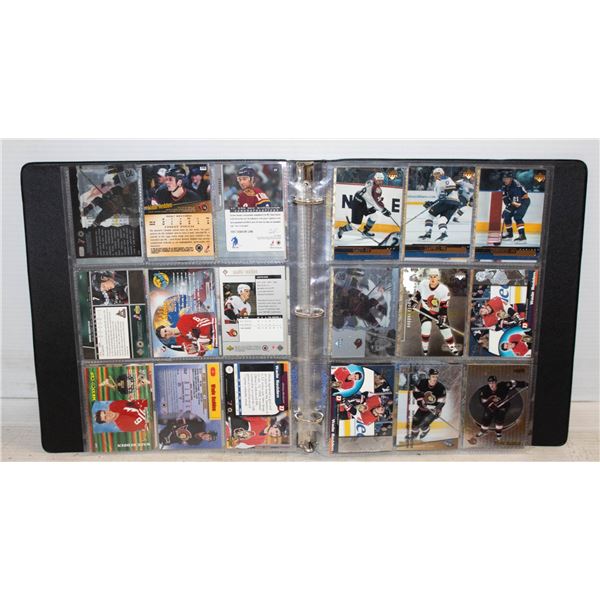 BINDER HOCKEY FOIL CARDS