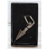 Image 1 : NEW SILVER ALLOY ARROWHEAD PENDANT WITH CHAIN