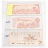 Image 2 : 3X $2 NOTES 1954-1974-1996