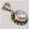 Image 1 : JP1106-1261 SILVER FRESHWATER PEARL PENDANT