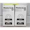 Image 1 : 2 PACK OF MASTER LOCK COMMERCIAL TOUGHT UNDER