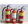 Image 1 : LOT OF 3 FIRE EXTINGUISHERs **SHIPPING NOT