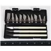NEW WHITE 13 PC ALUMINUM CARVING KNIFE SET