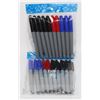 2 NEW PACKS OF PERMANENT MARKERS BLUE, RED AND