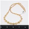 Image 1 : NEW HONEY COLOR BEAD NECKLACE