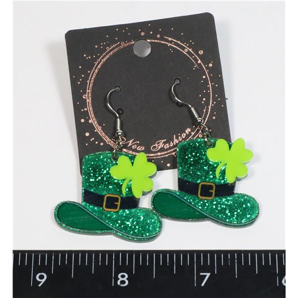 NEW ST. PATRICK THEME DANGLE EARRINGS