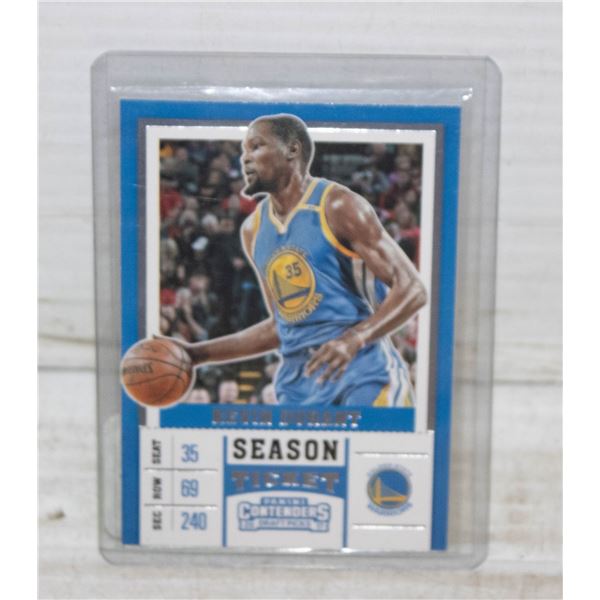 KEVIN DURANT SEASON TICKET ROOKIE CARD