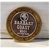 Image 1 : 2001 .999 SILVER BARBARY COAST $10 GAMING TOKEN