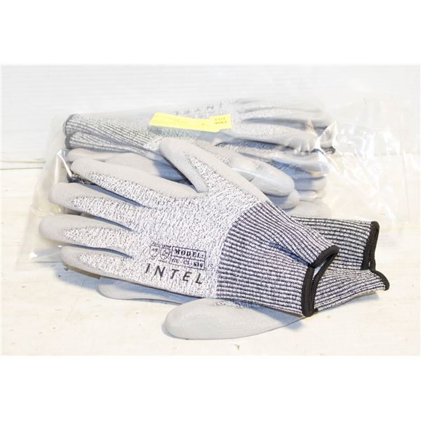 CUT RESISTANT GLOVES SIZE 10 (PACK OF 6)