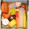 Image 1 : ASSORTMENT OF RETRO TUPPERWARE