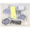 Image 1 : LOT OF 4 MENS QUARTZ WATCHES NEW