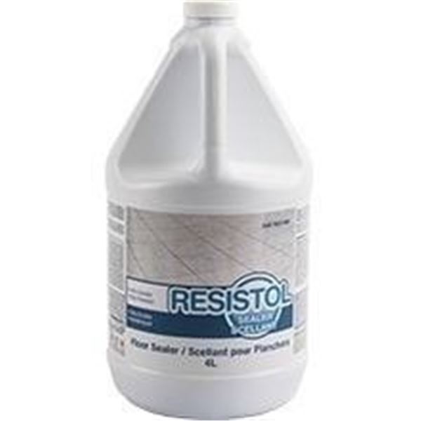 CASE OF FOUR 4L BOTTLES OF RESISTOL FLOOR SEALER