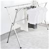 Image 1 : NEW FOLDING TELESCOPIC SILVER CLOTHES RACK