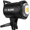 Image 1 : NEW GODEX SL SERIES VIDEO LIGHT SL60W WHITE 5600K