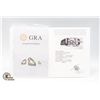 Image 3 : 1.00 CT GRA CERTIFIED MOISSANITE VVS D SET IN